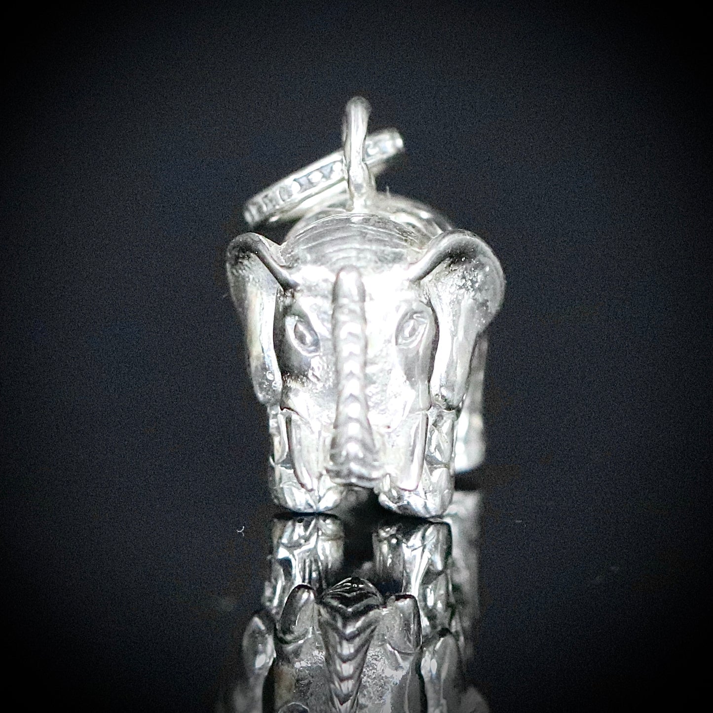 Sterling Silver Elephant Pendant