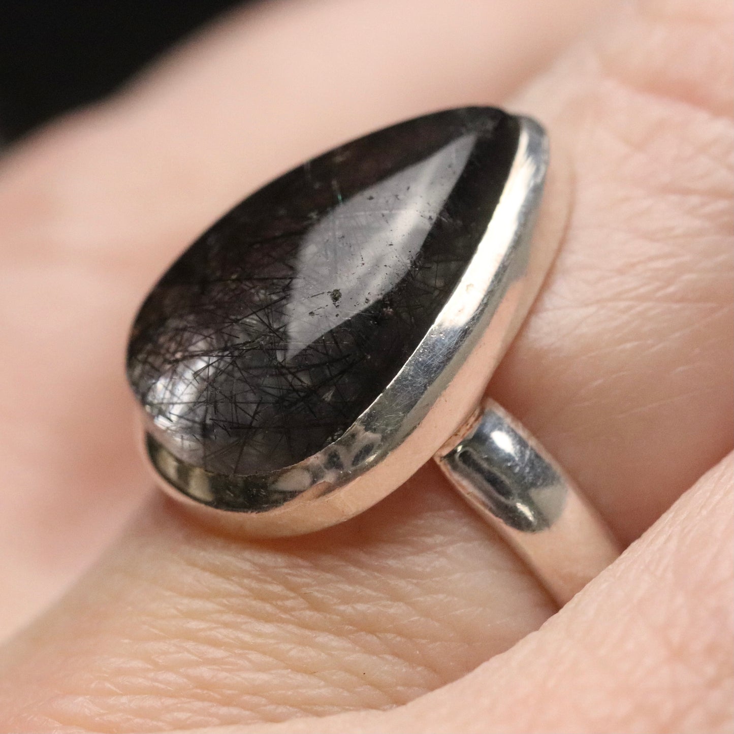 Sterling Silver Rutilated Quartz Ring