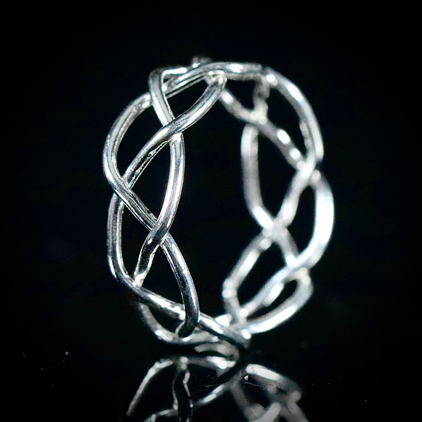 Sterling Silver Weave Band