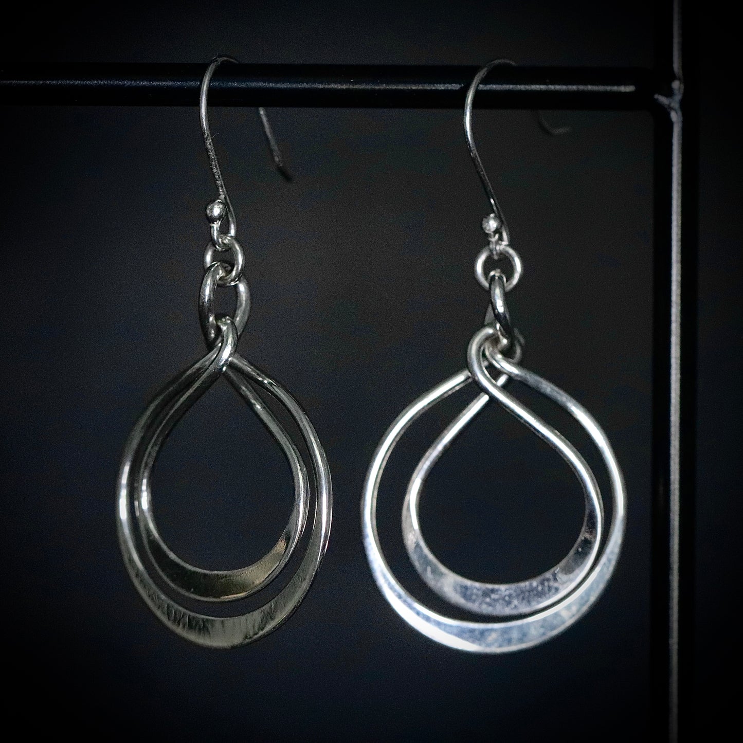 Sterling Silver Wavey Earrings