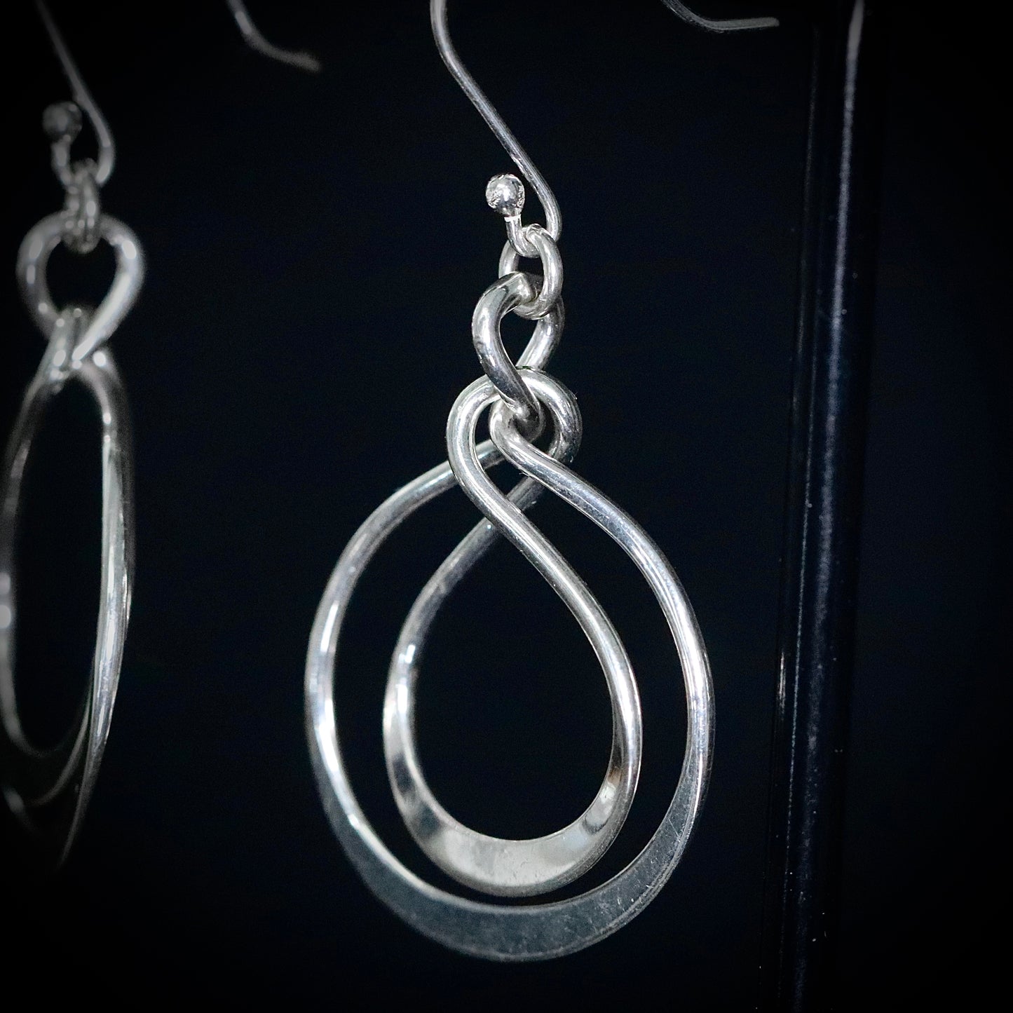 Sterling Silver Wavey Earrings